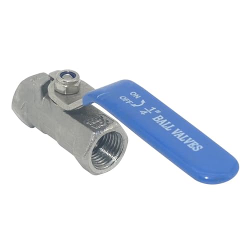 1/4 "3/8" 3/4 "1" 1-1/4 "1-1/2" 2 ”Edelstahl SS304 Rohr Kugelhahn Innengewinde(1-1/4") von EVPEOETCPC