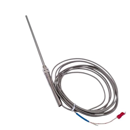 150 mm Sondentyp Thermoelement K-Typ Thermoelementsensor Edelstahl-Thermoelement 1 m 2 m 300 cm 400 cm 5 m Kabel 0–400 °C(Line length 1m) von EVPEOETCPC