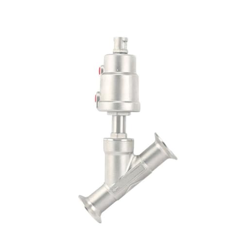 2 "pneumatische Schnell Installieren Winkel Sitz Ventil Y-typ Chuck-typ Clamp Schnell verbinden Ventil(Single acting) von EVPEOETCPC