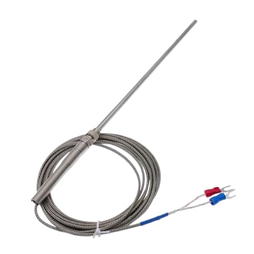 200 mm Sondentyp Thermoelementsensor Typ K 1 m 2 m 300 cm 5 m Kabel Edelstahl-Thermoelement(Line length 5m) von EVPEOETCPC