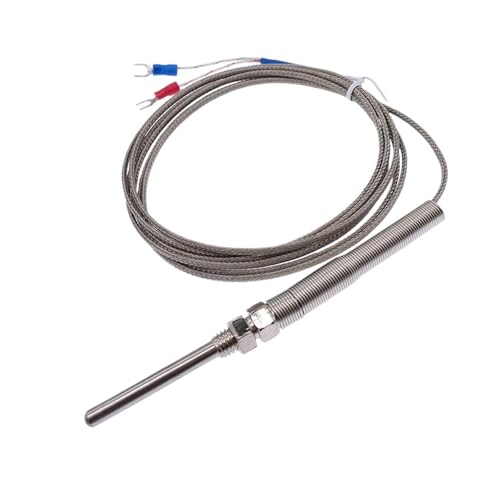 30 mm Thermoelement Typ K Edelstahl Temperatursensor 1m 2m 300cm 400 cm 5m Kabel(Line length 2m) von EVPEOETCPC