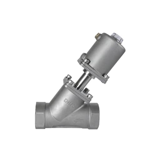 304 Edelstahl B Typ Pneumatische Winkel Sitz Ventil Innengewinde Y Typ Absperrventil(1/2",Double Acting) von EVPEOETCPC