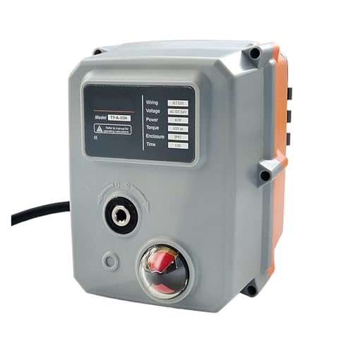 50Nm Elektrischer Ventilantrieb 12V/ 24V/110V/230V Ventilantriebsmotor Metallgetriebe(AC24V,KT32S(Spring return)) von EVPEOETCPC