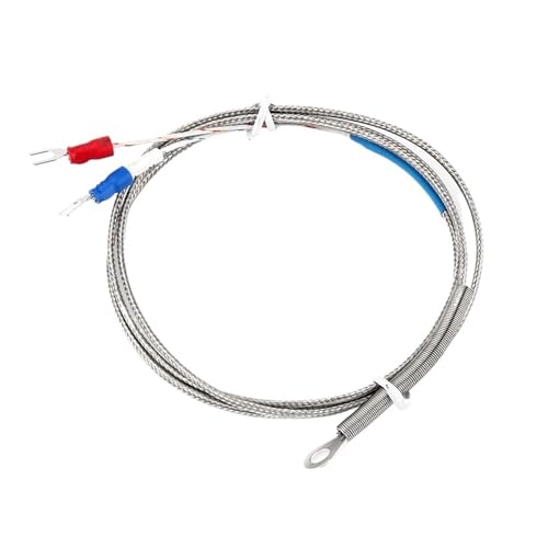 5mm Loch Washer Thermoelement Temperatur Sensor Sonde KE Typ 1/2/3/4/5M Kabel for Industrielle Temperatur Controller(K Type 1M) von EVPEOETCPC