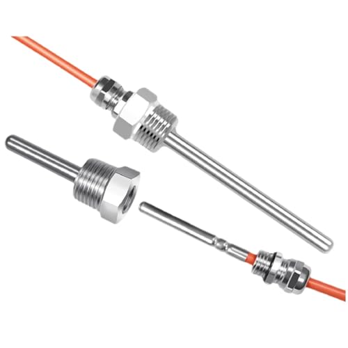 Abnehmbare G1/2 Gewinde NTC Thermistor Temperatur Sensor Sonde 10K 50K 100K Wasserdicht Edelstahl(10K-200mm) von EVPEOETCPC