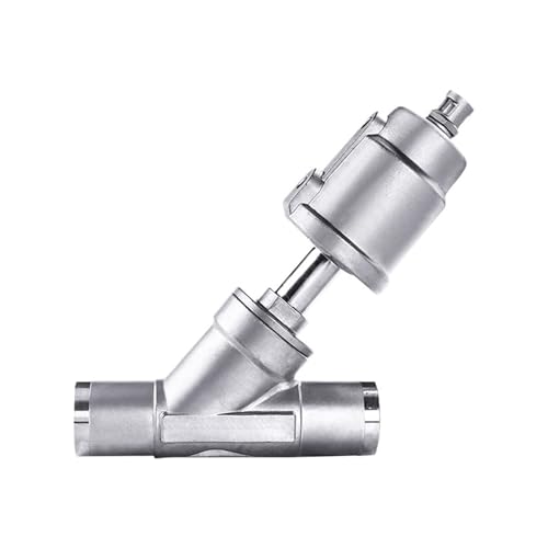 DN15 DN20 DN25 304 Edelstahl Pneumatische Schweiß Winkel Sitz Ventil 16bar(3/4",Single acting) von EVPEOETCPC