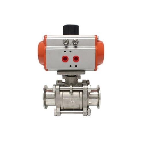 DN50 Edelstahl Dreiteiliger Sanitär-Hochplattform-Kugelhahn Tri-Clamp-Ferrule-Kugelhahn Doppeltwirkender Zylinder DN50 Edelstahl Dreiteiliger Sanitär-Hochplattform-Kugelhahn Tri-Clamp-Ferrule-Kugelhahn Doppeltwirkender Zylinder von EVPEOETCPC