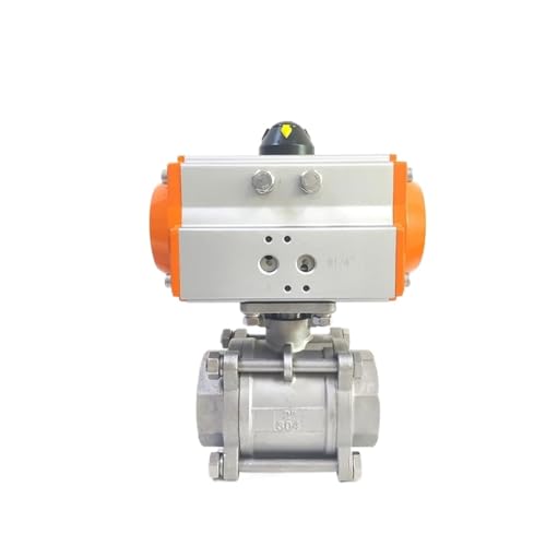 DN65 Dreiteiliger pneumatischer Kugelhahn mit hoher Plattform, Edelstahl Q611F-16P, doppeltwirkend DN65 Dreiteiliger pneumatischer Kugelhahn mit hoher Plattform, Edelstahl Q611F-16P, doppeltwirkend von EVPEOETCPC