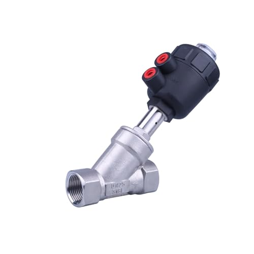 Edelstahl 304 Schrägsitzventil pneumatisches Dampfabsperrventil DN15 DN20 DN25 DN50(DN15 Plastic head) von EVPEOETCPC