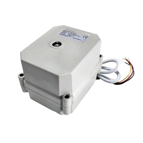 Elektrischer Ventilantrieb DC12/24V, 2/3/5/7 Drähte gesteuert 10Nm Elektrische Ventilantriebseinheit(DC12V,CR303) von EVPEOETCPC