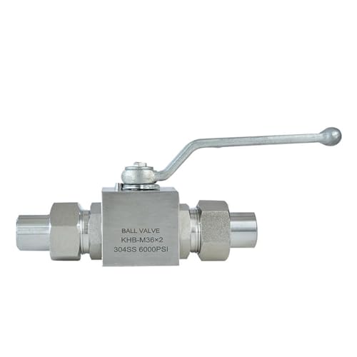 Hochdruck-Schweißkugelhahn DN6-25 Hydraulik-Kugelhahn aus Edelstahl mit Stumpfschweißung(DN15) von EVPEOETCPC