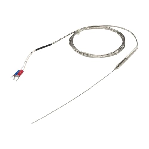 K-Typ 1,5 m Metallkabel 150 mm flexible Sonde ummantelter Thermoelement-Temperatursensor(K 3mm diameter) von EVPEOETCPC
