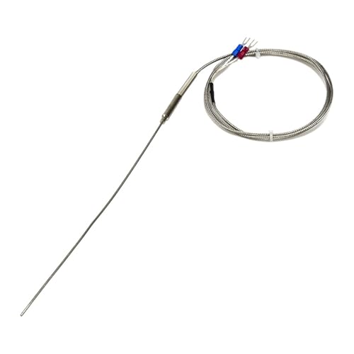 K-Typ 1,5 m Metallkabel 200 mm flexible Sonde ummantelter Thermoelement-Temperatursensor(K 1.5mm diameter) von EVPEOETCPC