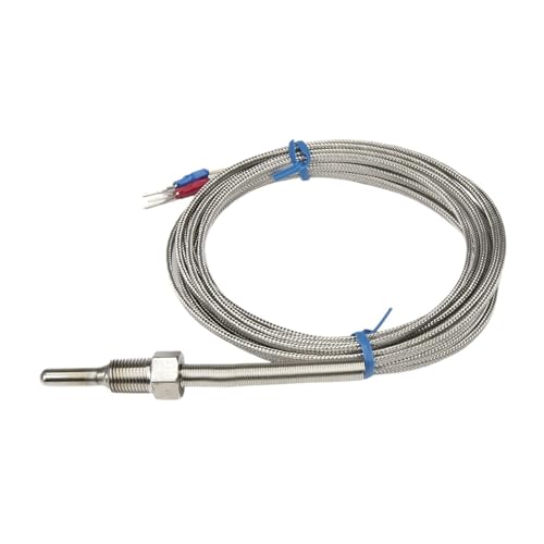 K-Typ 30 mm Sondenlänge 300 cm Kabel Thermoelement-Temperatursensor PT1/8 3/8 Gewinde(PT1 8) von EVPEOETCPC