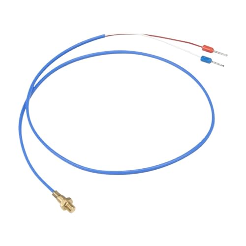 K-Typ M3 M4 Schraubenkopf 0,5 m Kunststoffkabel 3D-Drucker Thermoelement Schraubentemperatursensor(M4 6x6.8mm bolt hex) von EVPEOETCPC