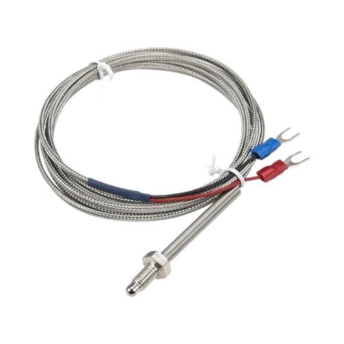 K-Typ M6 Schraubenkopffeder geschützt 2m Metallkabel Schraube Thermoelement Temperatursensor(E high temp cable) von EVPEOETCPC
