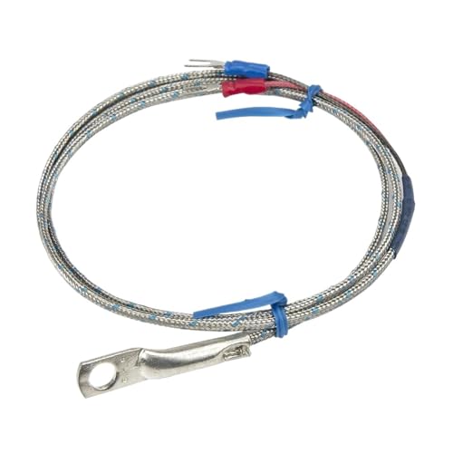 KE Typ 1 m Metallkabel 4 mm 5 mm 6 mm Durchmesser Loch Ringkopf Thermoelement Temperatursensor(K 5mm hole) von EVPEOETCPC