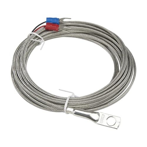 KEJ Typ 400 cm Metallkabel 6 mm Durchmesser Loch Ringkopf Thermoelement Temperatursensor(J type) von EVPEOETCPC