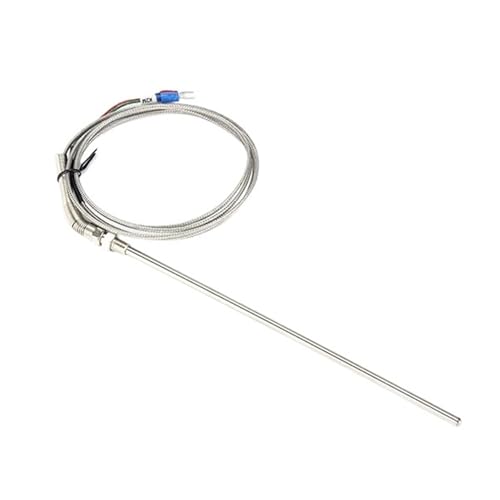 KJ PT100 Typ 1 m 2 m 300 cm 5 m Draht Kabel 50 mm 100 mm 150 mm 200 mm Sonde Thermoelement Temperatursensor(50mm,J 2m) von EVPEOETCPC