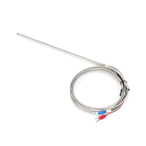 M8 KJ Typ Mit 5 Meter Draht Kabel 50mm 100mm 150mm 200mm Sonde Thermoelement Temperatur Sensor(M8 K 5m 150mm) von EVPEOETCPC