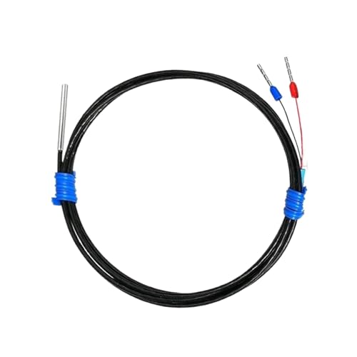 NTC 10K Temperatursensor Wasserdichter Thermistor Sonde Edelstahl(50K-2-20-1M) von EVPEOETCPC