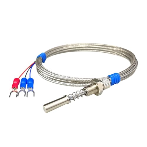 Oberflächensensor Flacher Oberflächentemperatursensor Endflächensonde Industrieller Oberflächentemperaturdetektor(Waterproof-2m) von EVPEOETCPC