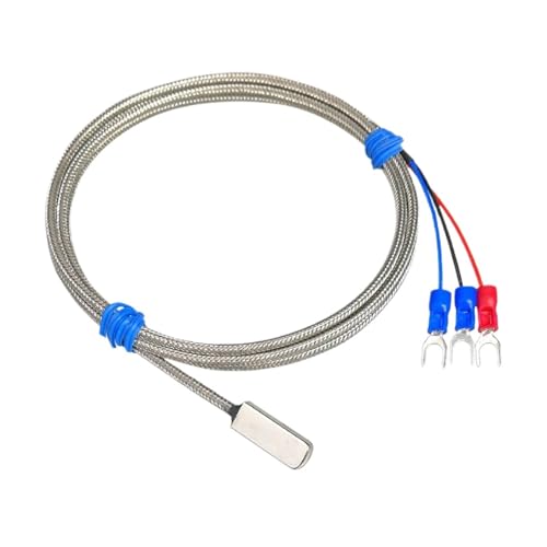 Oberflächentemperatursensor PT100 oder Thermoelement Typ K Klebesonde Industrieller Oberflächensensor(PT100-H-5M) von EVPEOETCPC
