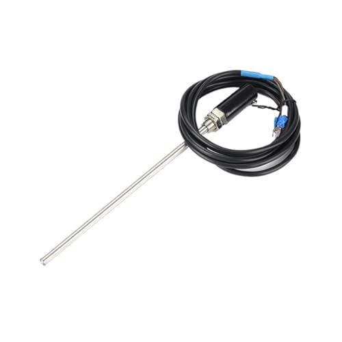 PT100 1 m 2 m 300 cm 5 m M12 Typ Draht Kabel 50 mm 100 mm 150 mm 200 Sonde Thermoelement Temperatursensor for Temperaturregler(150mm,PT100 2M M12) von EVPEOETCPC