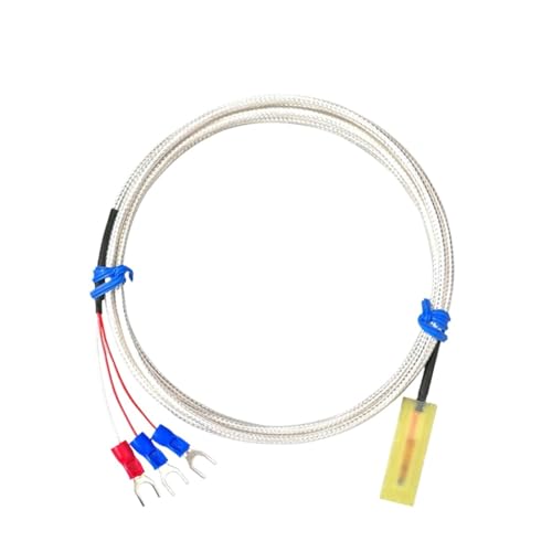 PT100 Platin-Widerstandstemperatursensor, selbstklebende Oberflächensonde(PT100-3B-2m) von EVPEOETCPC