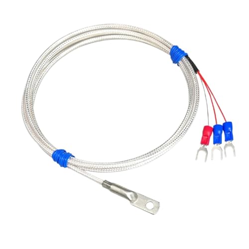 PT100 Temperatursensor, wasserdicht, Oberflächenmontage, Temperatursonde(PT100-A-F-1.5M) von EVPEOETCPC