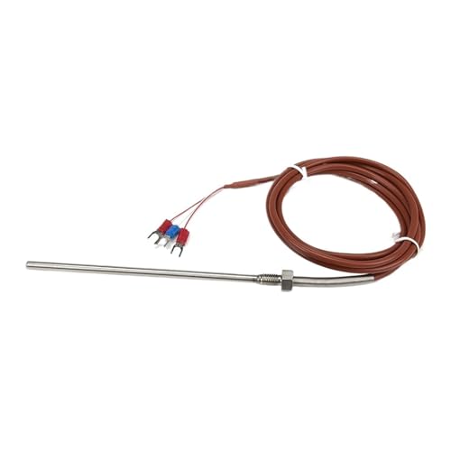 PT100 Typ 2 m Silicagel-Kabel 150 mm 316L Sondenkopf RTD-Temperatursensor M8-Gewinde(150mm) von EVPEOETCPC