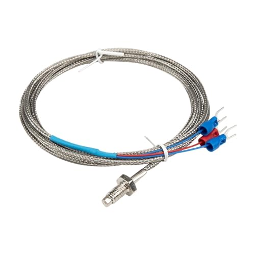 PT100 Typ 2m Kabel M6 Schraubenkopf RTD Schraube Temperatursensor von EVPEOETCPC