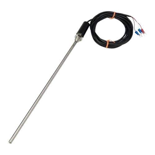PT100 Typ 300 cm Kabel 500 mm Edelstahlsonde RTD-Temperatursensor(500mm) von EVPEOETCPC
