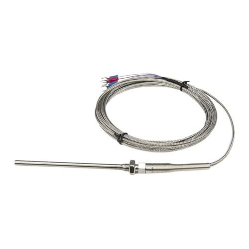 PT100 Typ 5m Kabel Sondenkopf RTD Temperatursensor M8 Gewinde Sondenlänge 100mm PT100 Typ 5m Kabel Sondenkopf RTD Temperatursensor M8 Gewinde Sondenlänge 100mm von EVPEOETCPC