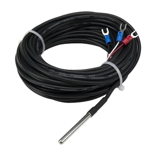 PT100 wasserdichter Typ 10 m Kabel Polierstab Sondenkopf RTD Temperatursensor(6x30mm probe) von EVPEOETCPC