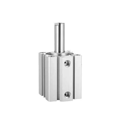 Pneumatikzylinder SDA 12/16/20 mm Bohrung Serie Doppeltwirkend 5-100 mm Hub Kompakte dünne Luftzylinder(Stroke 40mm,Bore 16mm) von EVPEOETCPC