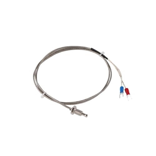 Thermoelement M6 M8 Gewinde Wärmewiderstand Temperatursensor Temperaturleitungssonde Typ K Typ E 0,5 M 1 M 2 M 300 CM(K 2m M8) von EVPEOETCPC