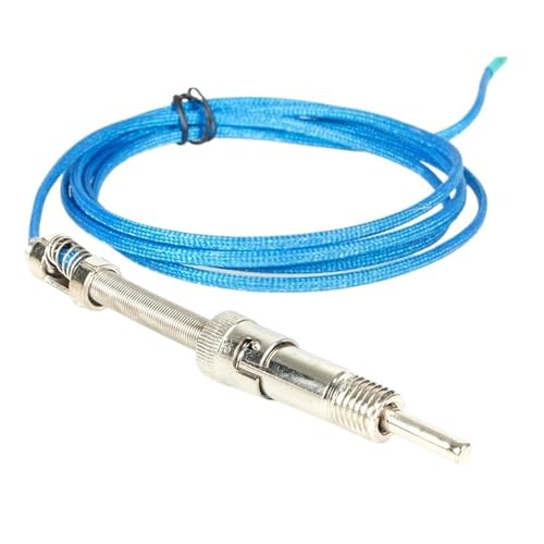 WRNT-01 Bajonett M12 KJ Typ 1m 2m 300cm 400cm 5m Kompressionsfeder Thermoelement Temperatursensor(M12 J Type 5m) von EVPEOETCPC
