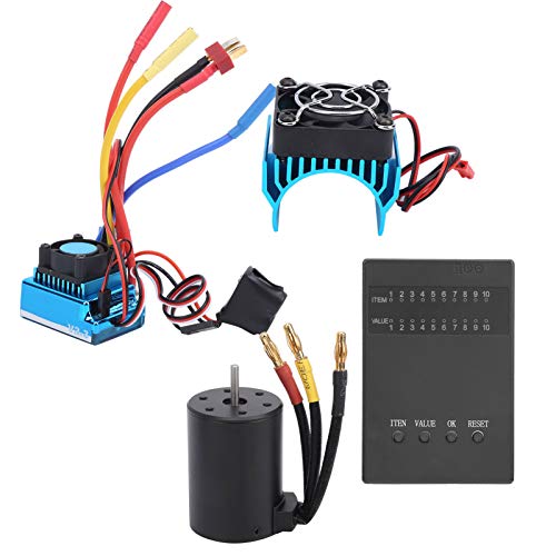 3650 Motor 2300KV 45A bürstenlosen ESC -Programmkarten Kühlkörper Set 1/10 RC CAR SCX10 3650 Motor 2300KV 45A bürstenlosen ESC -Programmkarten Kühlkörper Set 1/10 RC CAR SCX10 von EVTSCAN