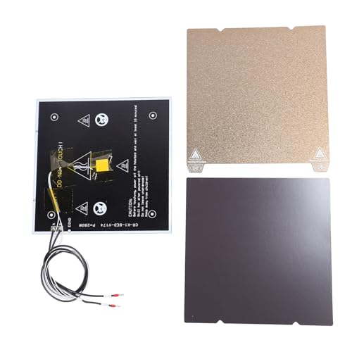 3D -Drucker erhitztes Bett Kit Aluminium erhitztes Bett doppelseitig PEI -Textur 3D -Drucker Build Plattenblatt Magnetische Basis K1 K1C von EVTSCAN