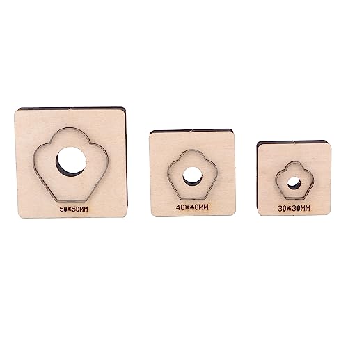 3Pcs Leder Stanzen Cut Die Blume Blütenblatt Form Leder Punch Schneiden Sterben Form Kit für DIY von EVTSCAN