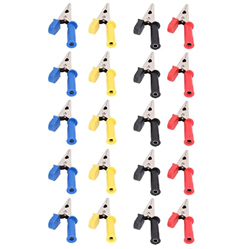 5Set -Testleitungen Clips Messing PVC -Auto -Batterie -Ladetests klemmen mit 4 mm Buchsen für Drähte 5Set -Testleitungen Clips Messing PVC -Auto -Batterie -Ladetests klemmen mit 4 mm Buchsen für Drähte von EVTSCAN