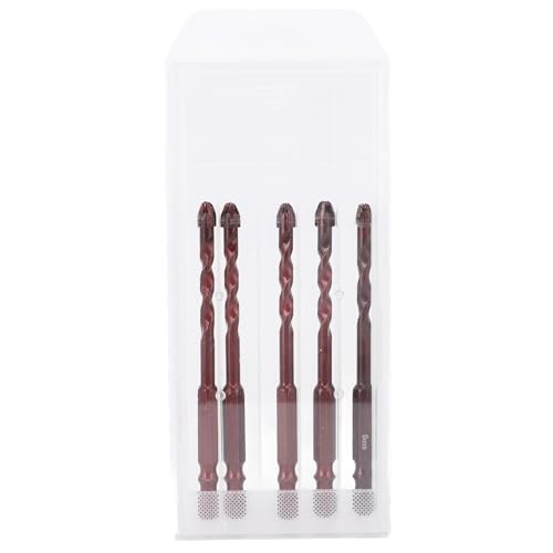 5pcs Mauerwerk Drillbits 1/4in Hex Shank 6mm Beton Ziegel professionell Hochkobalt Bit Set für Fliesenglas Keramikholz von EVTSCAN
