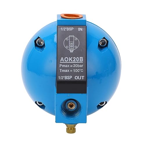 Automatisches schwimmendes Kugelablassventil DN15 20bar – AOK20B für Kompressor, intelligente Entwässerung, robuste Aluminiumlegierung, einfache Installation von EVTSCAN