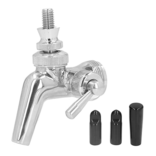 Bierzapfhahn Durchflussregelung Zapfhahn für Keg Tap Tower Bier, Bierzapfhahn Edelstahl Bierzapfhahn mit Staubschutzgriff zum Selbstbrauen Bierzapfhahn Durchflussregelung Zapfhahn für Keg Tap Tower Bier, Bierzapfhahn Edelstahl Bierzapfhahn mit Staubschutzgriff zum Selbstbrauen von EVTSCAN