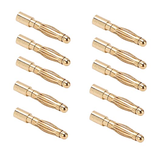 Bullet Banana Connectors, 2.5mm Bullet Banana Connectors Reines Kupfer vernickelte Bullet Banana Connectors für Line Plug-in von EVTSCAN