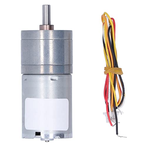 DC -Zahnradmotor -bürstenfreier Geschwindigkeitsreduzierung niedrige MOTORS JGA25 2430 für Modellautos Roboter (35RPM DC12V) von EVTSCAN