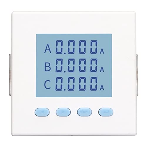 Digital 3 Phasen Energiezähler Tester Elektrizität Leistungsverbrauch Monitor Intelligent LCD AC220V 5A Amperemeter von EVTSCAN