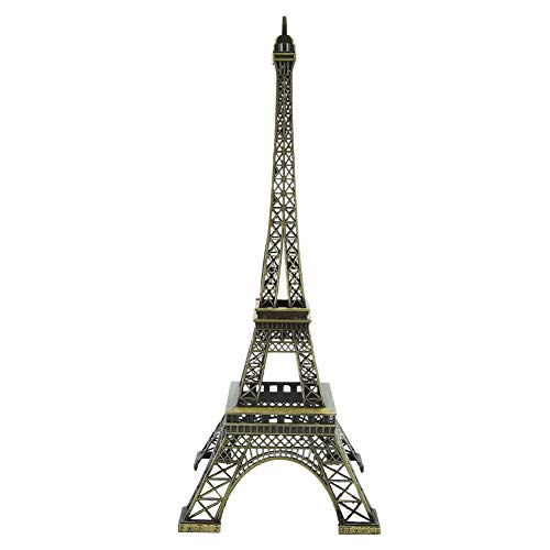 EVTSCAN 38cm Paris Eiffelturm Eisen Handwerk Architektur Modell Statue Desktop Haushalt Home Schlafzimmer Dekoration Kunst Geschenk von EVTSCAN