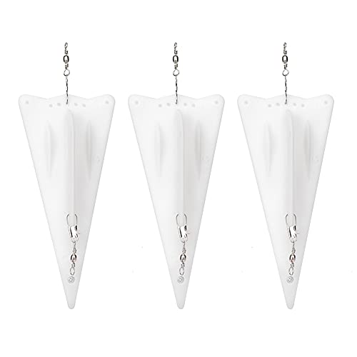 EVTSCAN 3pcs Plastikfischerei Trolling Tauchbrett Künstliche Köder Köder -Fischereizubehör von EVTSCAN